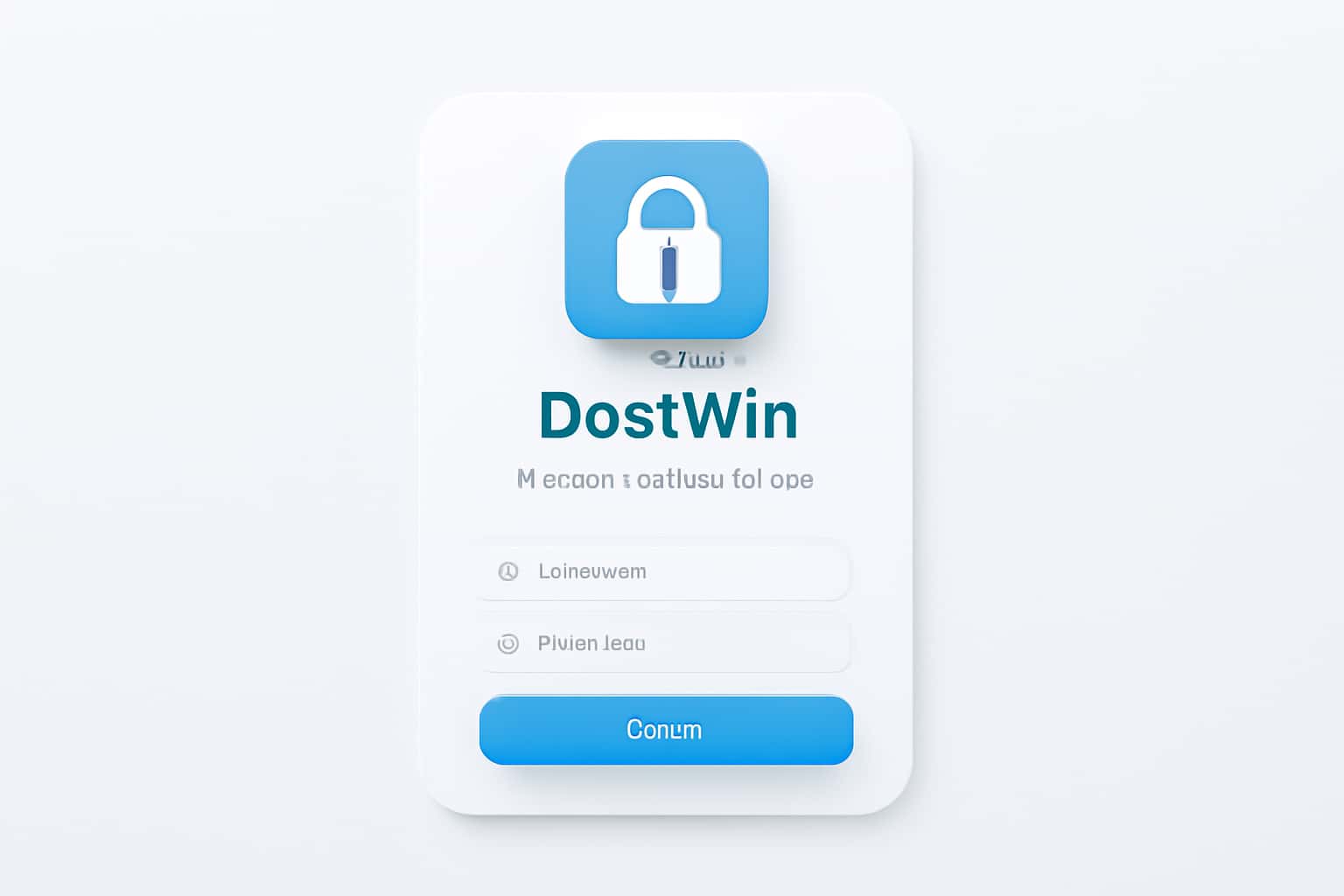DostWin User Authentication Interface